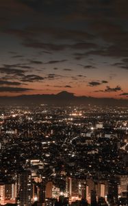 Preview wallpaper night city, lights, buildings, metropolis