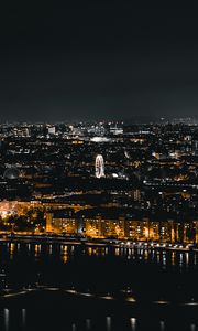 Preview wallpaper night city, lights, dark