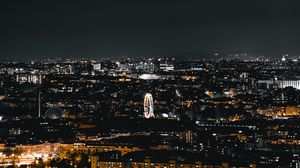 Preview wallpaper night city, lights, dark