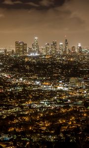 Preview wallpaper night city, lights, night