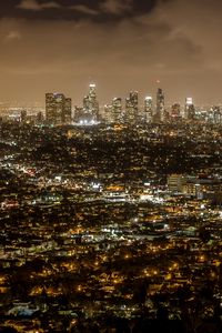 Preview wallpaper night city, lights, night