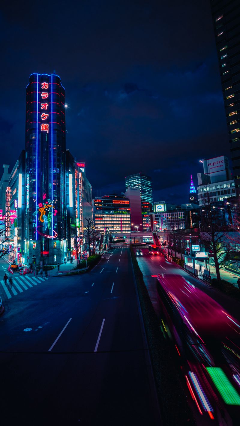 Download Crowded Night City Aesthetic Wallpaper  Wallpaperscom