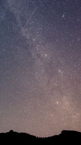 Preview wallpaper night, dark, starry sky, milky way, stars