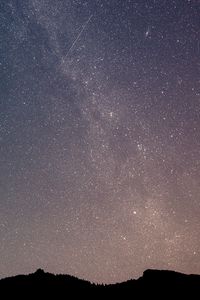 Preview wallpaper night, dark, starry sky, milky way, stars