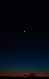 Preview wallpaper night, moon, sky, night sky