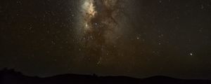 Preview wallpaper night, nebula, stars, starry sky