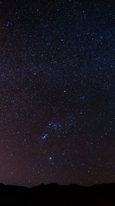 Preview wallpaper night, sky, stars, constellations, astronomy, universe, space