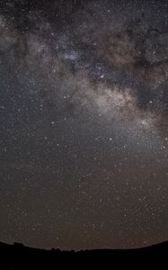 Preview wallpaper night, starry sky, milky way, darkness