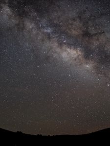 Preview wallpaper night, starry sky, milky way, darkness