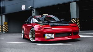 Preview wallpaper nissan 200sx, nissan, sports car, tuning