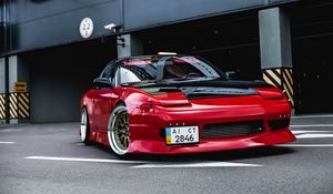 Preview wallpaper nissan 200sx, nissan, sports car, tuning