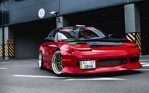 Preview wallpaper nissan 200sx, nissan, sports car, tuning