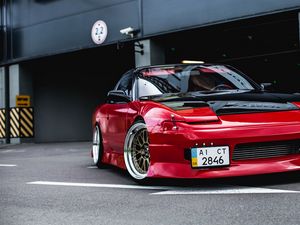 Preview wallpaper nissan 200sx, nissan, sports car, tuning