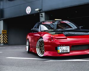 Preview wallpaper nissan 200sx, nissan, sports car, tuning