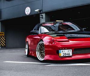 Preview wallpaper nissan 200sx, nissan, sports car, tuning