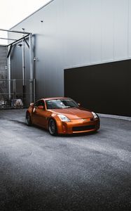 Preview wallpaper nissan 350z, nissan, sports car, car, headlights