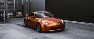 Preview wallpaper nissan 350z, nissan, sports car, car, headlights