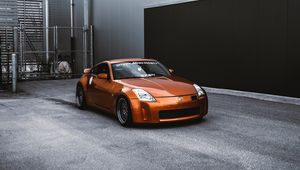 Preview wallpaper nissan 350z, nissan, sports car, car, headlights