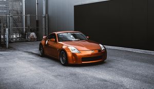 Preview wallpaper nissan 350z, nissan, sports car, car, headlights