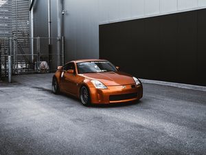 Preview wallpaper nissan 350z, nissan, sports car, car, headlights