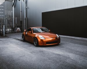 Preview wallpaper nissan 350z, nissan, sports car, car, headlights