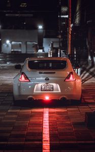 Preview wallpaper nissan 350z, nissan, sports car, rear view