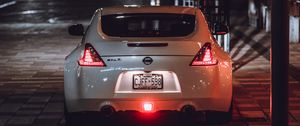 Preview wallpaper nissan 350z, nissan, sports car, rear view