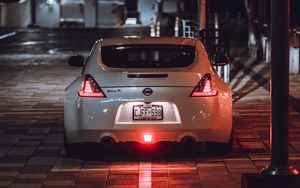 Preview wallpaper nissan 350z, nissan, sports car, rear view