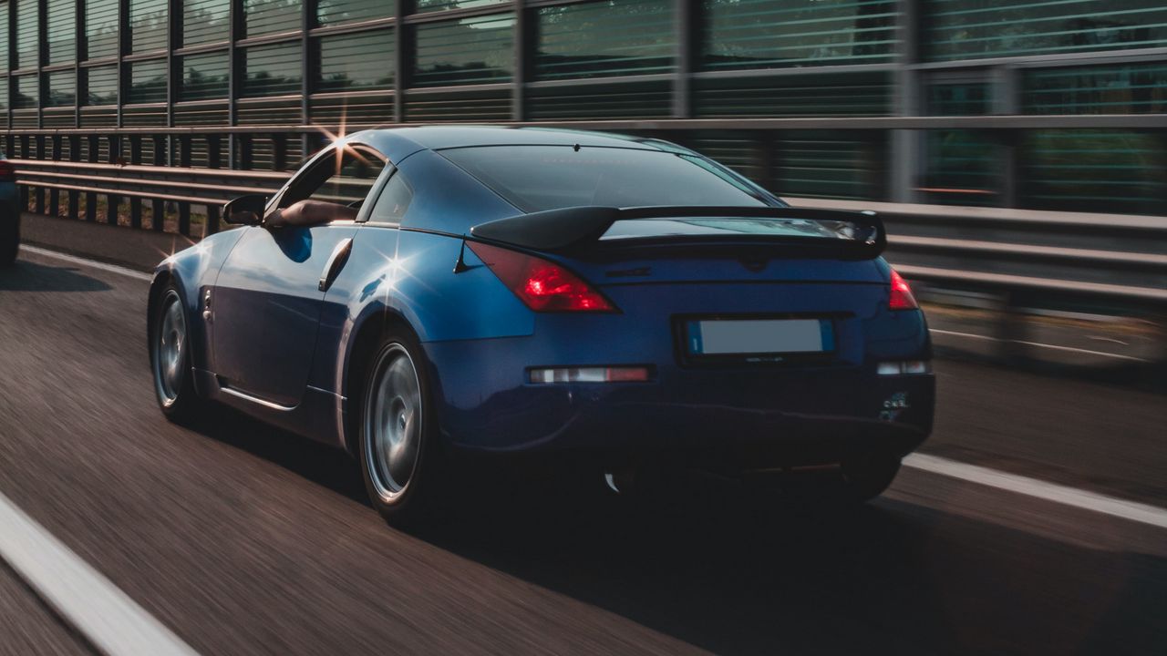 Wallpaper nissan 350z, nissan, sports car, car, movement