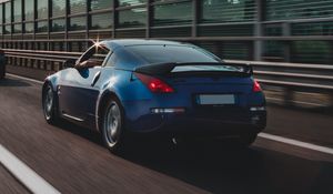 Preview wallpaper nissan 350z, nissan, sports car, car, movement