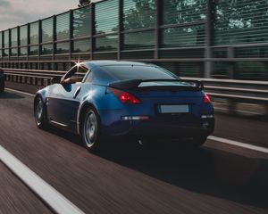 Preview wallpaper nissan 350z, nissan, sports car, car, movement