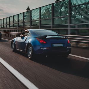 Preview wallpaper nissan 350z, nissan, sports car, car, movement