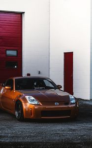 Preview wallpaper nissan 350z, nissan, sports car, car, front view