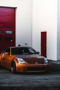 Preview wallpaper nissan 350z, nissan, sports car, car, front view