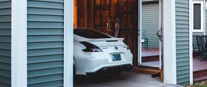 Preview wallpaper nissan 350z, nissan, sports car, car, garage