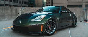 Preview wallpaper nissan 350z, nissan, sports car, car, side view, headlight