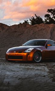 Preview wallpaper nissan 350z, nissan, sportscar, car, side view