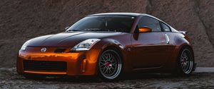 Preview wallpaper nissan 350z, nissan, sportscar, car, side view