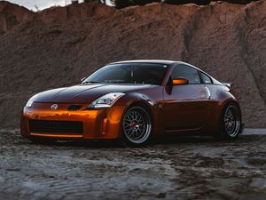 Preview wallpaper nissan 350z, nissan, sportscar, car, side view