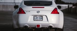 Preview wallpaper nissan 370z, nissan, car, sports car, rear view