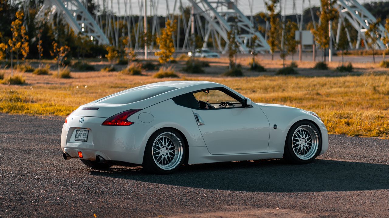 Wallpaper nissan 370z, nissan, car, sports car, side view