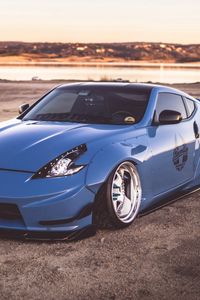 Preview wallpaper nissan 370z, tuning, side view