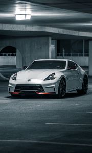 Preview wallpaper nissan, car, sports car, white