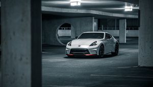 Preview wallpaper nissan, car, sports car, white