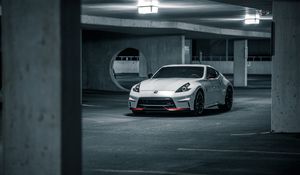 Preview wallpaper nissan, car, sports car, white