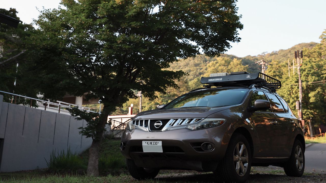 Wallpaper nissan, car, suv, brown