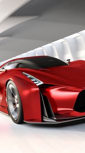 Preview wallpaper nissan, gran turismo, side view, red