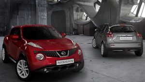 Preview wallpaper nissan, gray, red, auto