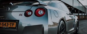 Preview wallpaper nissan gt-r, nissan, car, silver