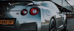 Preview wallpaper nissan gt-r, nissan, car, silver